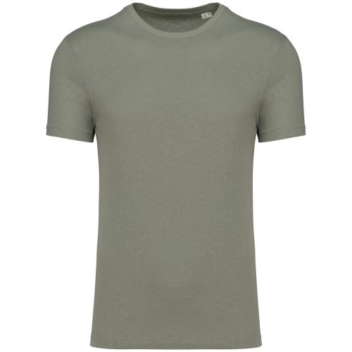 Unisex-T-Shirt aus Biobaumwolle und Leinen NS325 – Spasso in Almond Green