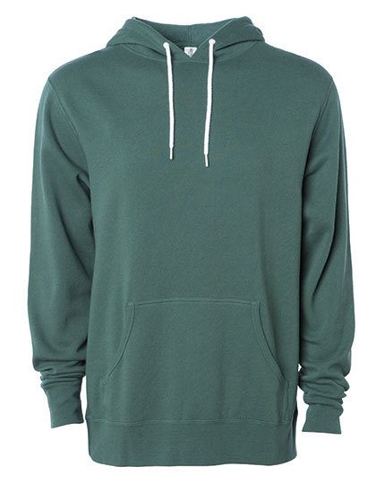 Unisex Lightweight Hooded Pullover – Independent in Alpine Green