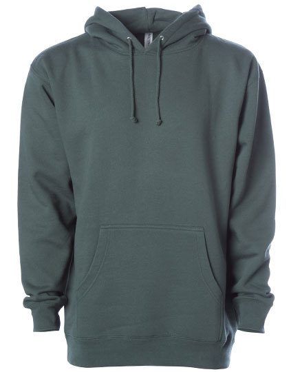 Men´s Heavyweight Hooded Pullover – Independent in Alpine Green
