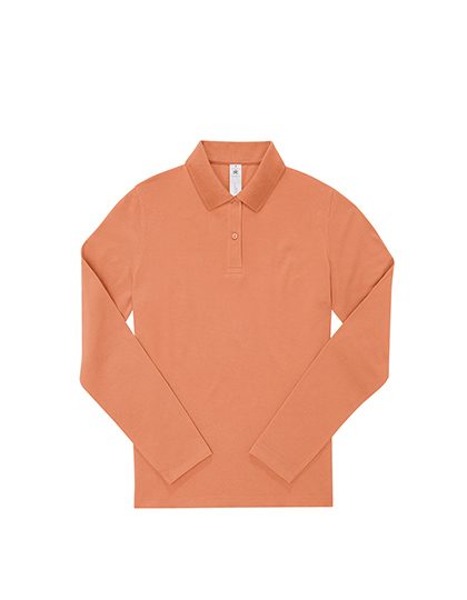My Polo 210 Long Sleeve /Women – B&C BE INSPIRED in Amalfi Coral