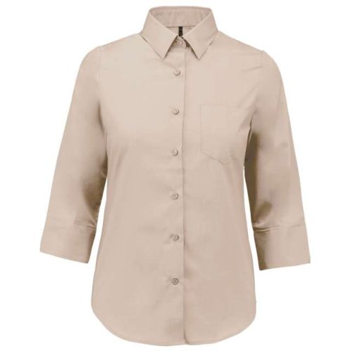 Ladies' 3/4 Sleeved Shirt – Kariban in Angora
