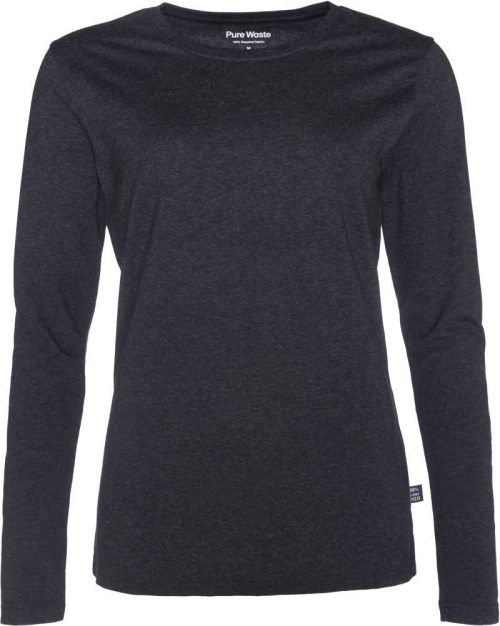 Schweres Damen T-Shirt langarm LSWB – Pure Waste in Anthracite