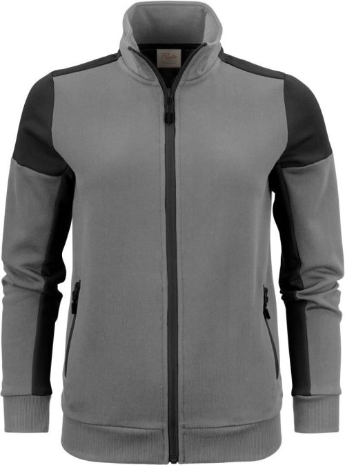 Damen Sweatjacke Prime Sweater Full Zip Women – Printer in Anthracite/Black