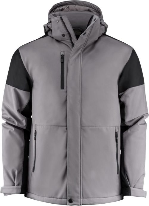 Herren Winter Softshell Jacke Prime Padded Softshell Men – Printer in Anthracite/Black