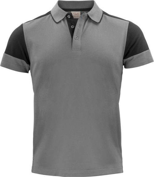 Schweres Herren Piqué Polo Prime Polo Men – Printer in Anthracite/Black