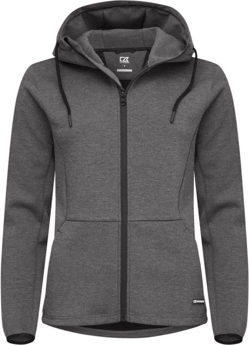 Damen Kapuzen Sweatjacke Pemberton Jacket Women – Cutter & Buck in Anthracite Melange