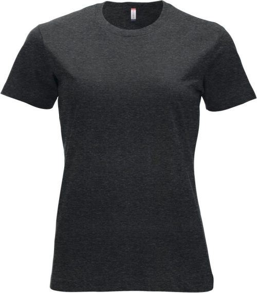 Damen T-Shirt New Classic-T Women – Clique in Anthracite Melange