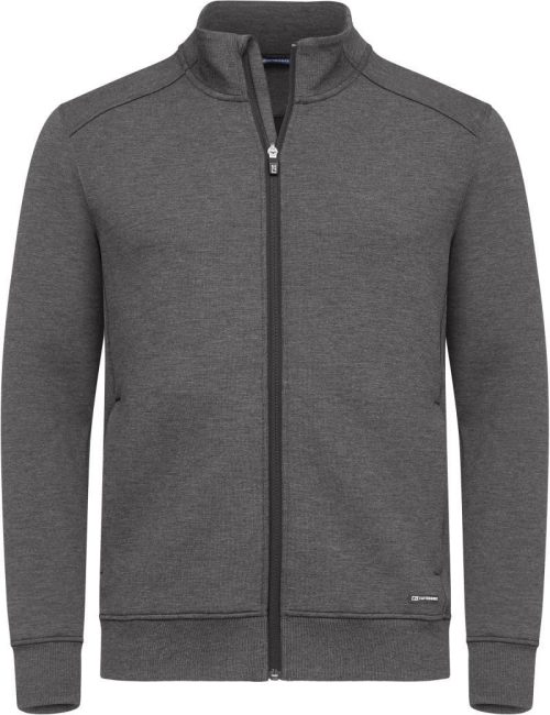 Herren Cardigan Pemberton Cardigan Full Zip Men – Cutter & Buck in Anthracite Melange
