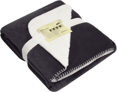 Velours Decke JN 955 – Daiber in Anthracite/Natural