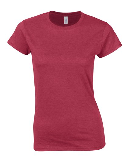 Softstyle® Women´s T- Shirt – Gildan in Antique Cherry Red (Heather)