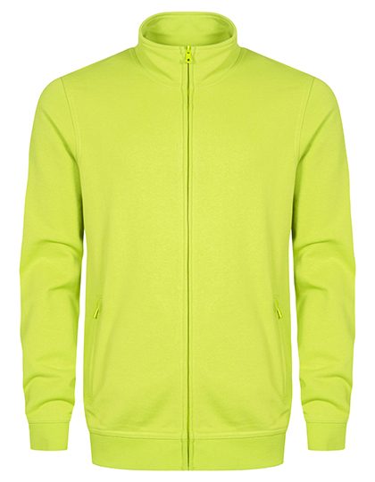 Men´s Sweatjacket – EXCD by Promodoro in Apple Green