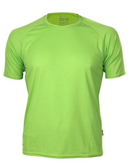 Rainbow Tech Tee – CONA SPORTS in Apple Green