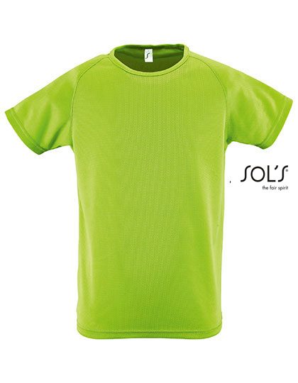 Kids´ Raglan Sleeved T-Shirt Sporty – SOL´S in Apple Green