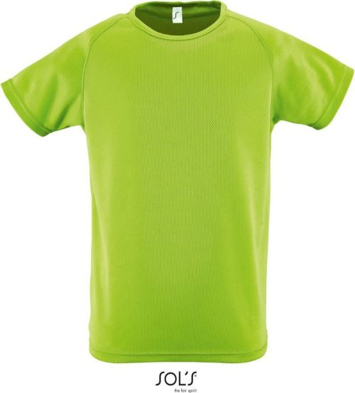 Kinder Raglan Sport Shirt Sporty Kids – SOL'S in Apple Green