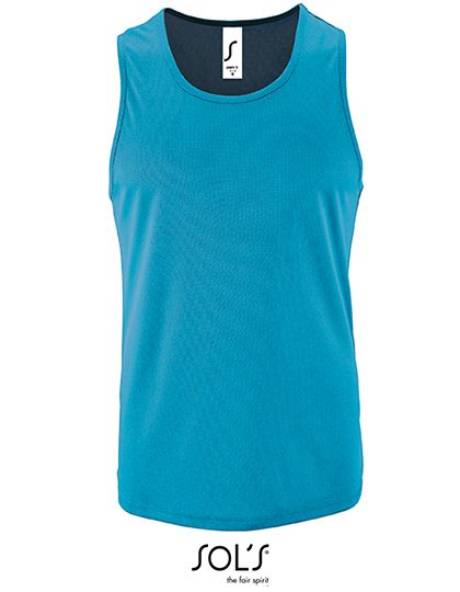 Men´s Sports Tank Top Sporty – SOL´S in Aqua