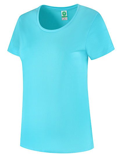 Ladies´ Organic Cotton T-Shirt – Starworld in Aqua