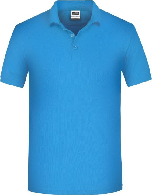 Herren Bio Piqué Workwear Polo JN 874 – Daiber in Aqua