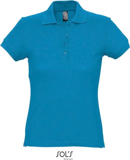 Damen Piqué Polo Passion – SOL'S in Aqua