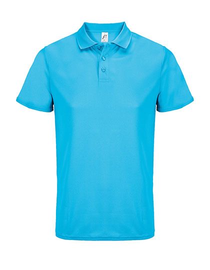 Unisex Pitcher Sports Polo Shirt – SOL´S in Aqua