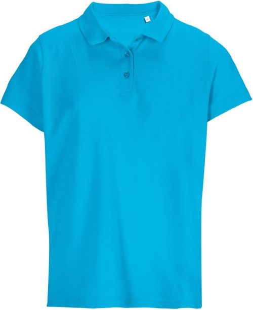 Damen Piqué Polo Pulse Women – SOL'S in Aqua