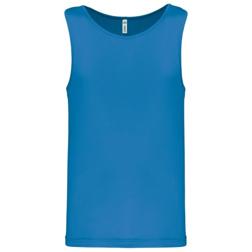 Herren Basic Sport Funktionsshirt ärmellos PA441 – Proact in Aqua Blue