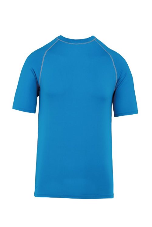 Unisex-Funktionsshirt Kurzarm und UV-Schutz PA4007 – Proact in Aqua Blue