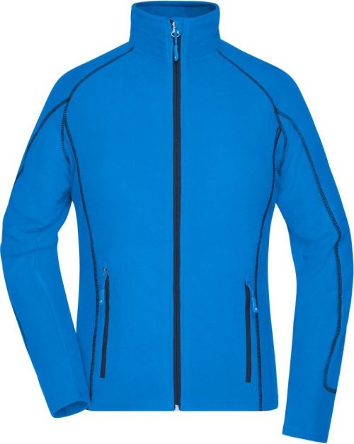 Damen Struktur Fleece Jacke JN 596 – Daiber in Aqua/Navy