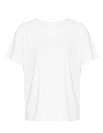 Women´s Open Back T – Just Cool in Arctic White