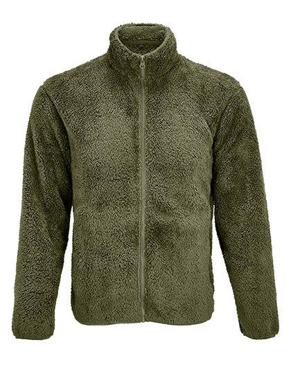 Unisex Fleece Zip Jacket Finch – SOL´S in Army