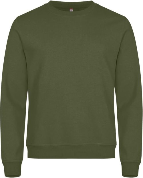 Unisex Sweater Miami Roundneck – Clique in Army Green