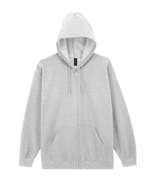 Heavy Blend™ Adult Full Zip Hooded Sweatshirt – Gildan in Ash