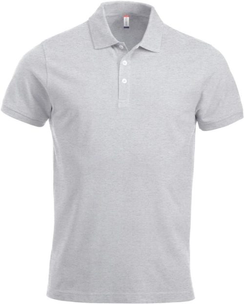 Schweres Herren Piqué Polo Classic Lincoln S/S – Clique in Ash