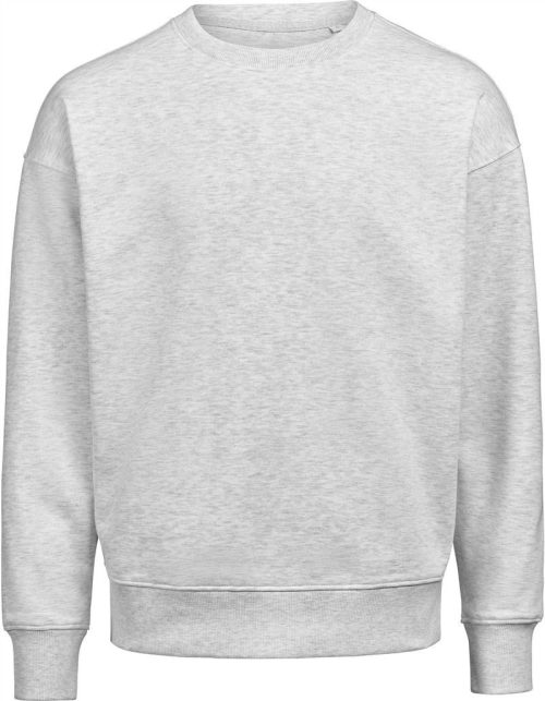Schwerer Unisex Sweater "Loose Fit" OCS RCS Loose Crewneck – Untagged Movement in Ash Grey Melange