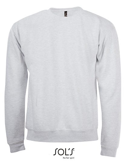 Men´s Spider Round-Neck Sweatshirt – SOL´S in Ash (Heather)