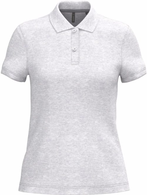 Damen Piqué Polo K 242 – Kariban in Ash Heather