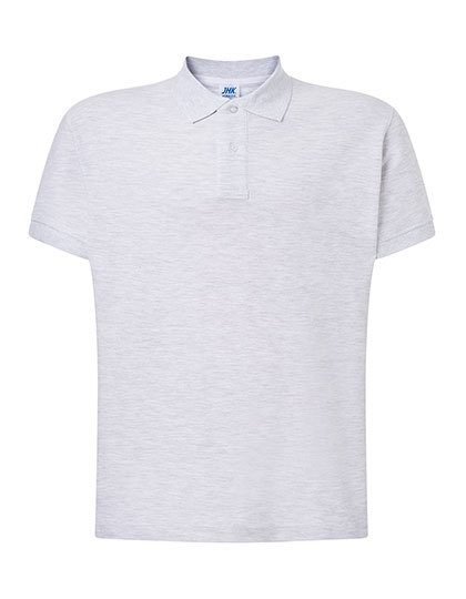 Men´s Polo Regular – JHK in Ash Melange