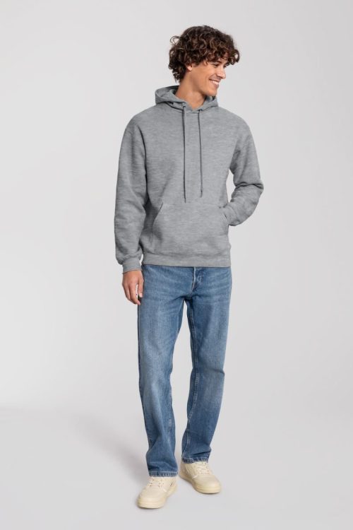 Schwerer Kapuzen Sweater Iconic Premium Hooded Sweat – Fruit of the Loom in Athletic Heather