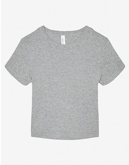 Women´s Micro Rib Baby Tee – Bella+Canvas in Athletic Heather