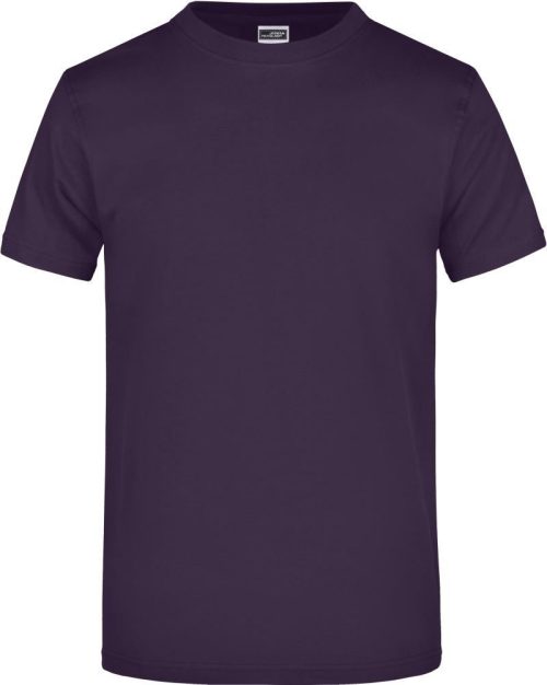 Schweres T-Shirt JN 02 – Daiber in Aubergine