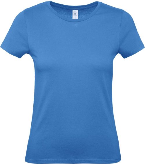 Damen-T-Shirt #E150 TW02T – B&C in Azure