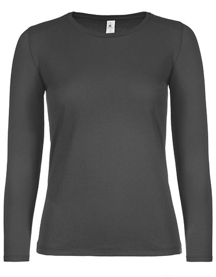 Women´s T-Shirt #E150 Long Sleeve – B&C BE INSPIRED in Bear Brown