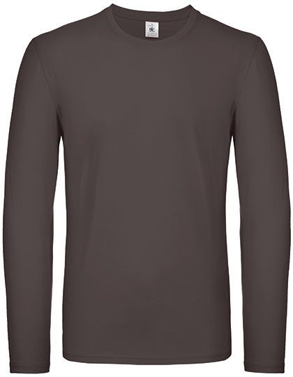 Men´s T-Shirt #E150 Long Sleeve – B&C BE INSPIRED in Bear Brown