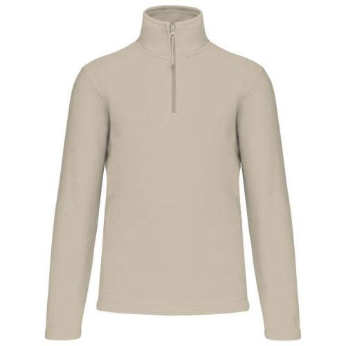 Enzo - Zip Neck Microfleece Jacket – Kariban in Beige