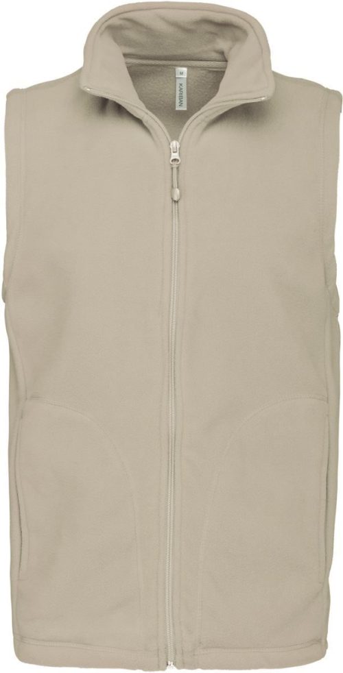 Microfleece Gilet "Luca" K 913 – Kariban in Beige