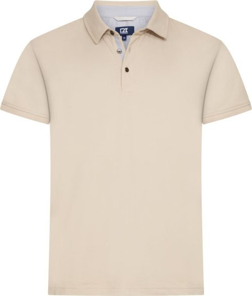 Herren Piqué Polo Advantage Premium Polo M – Cutter & Buck in Beige