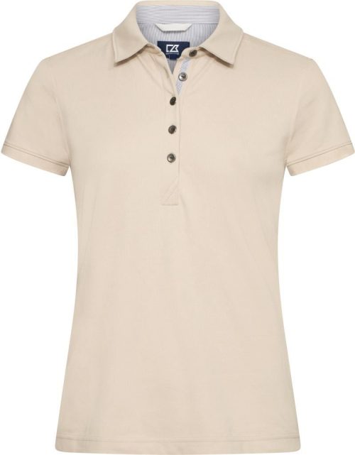 Damen Piqué Polo Advantage Premium Polo W – Cutter & Buck in Beige