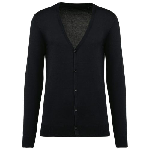 Herren Supima® Cardigan PK902 – Kariban Premium in Black