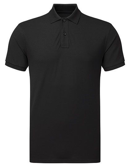 Men´s Polycotton Blend Polo – Asquith & Fox in Black