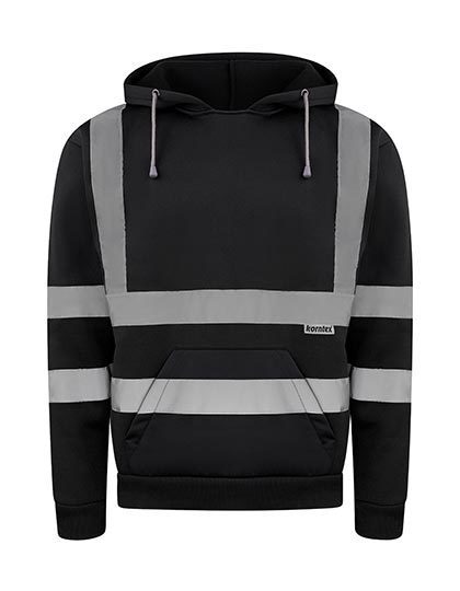 Hi-Vis Workwear Hoody Cork – Korntex in Black