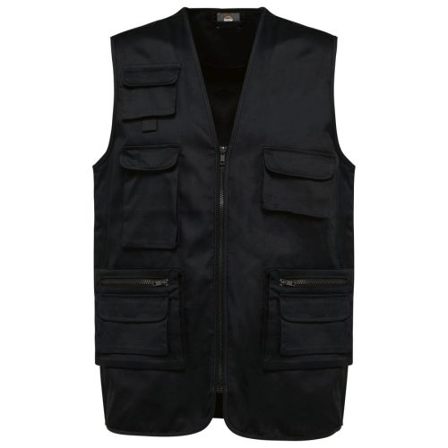 Gefütterte Unisex-Weste aus  Baumwollpolyester WK609 – WK in Black